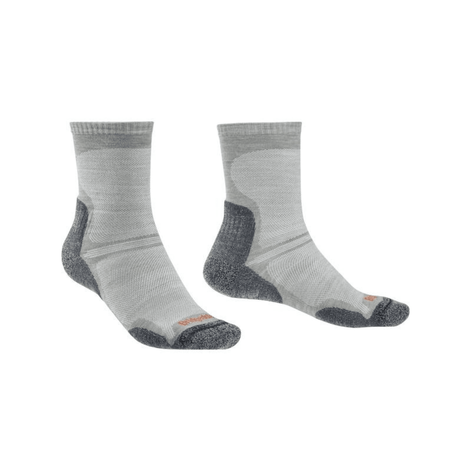Bridgedale Socks Hike Ultra Light T2 Merino Performance Crew Gunmetal - Kumpfy Shoes