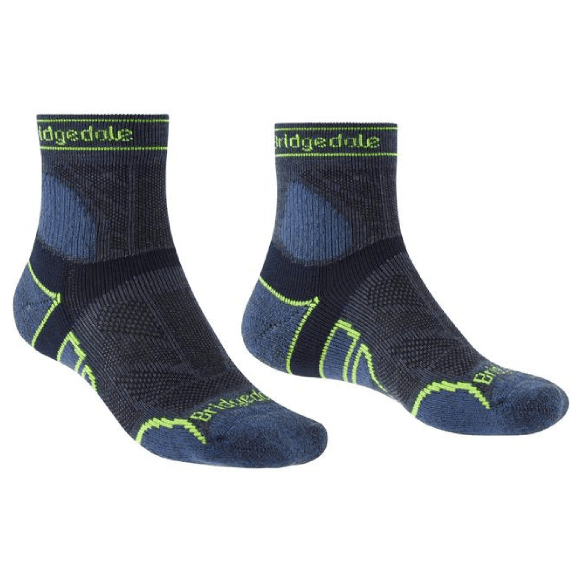 Bridgedale Socks Trail Run Light Weight Merino Blue - Kumpfy Shoes