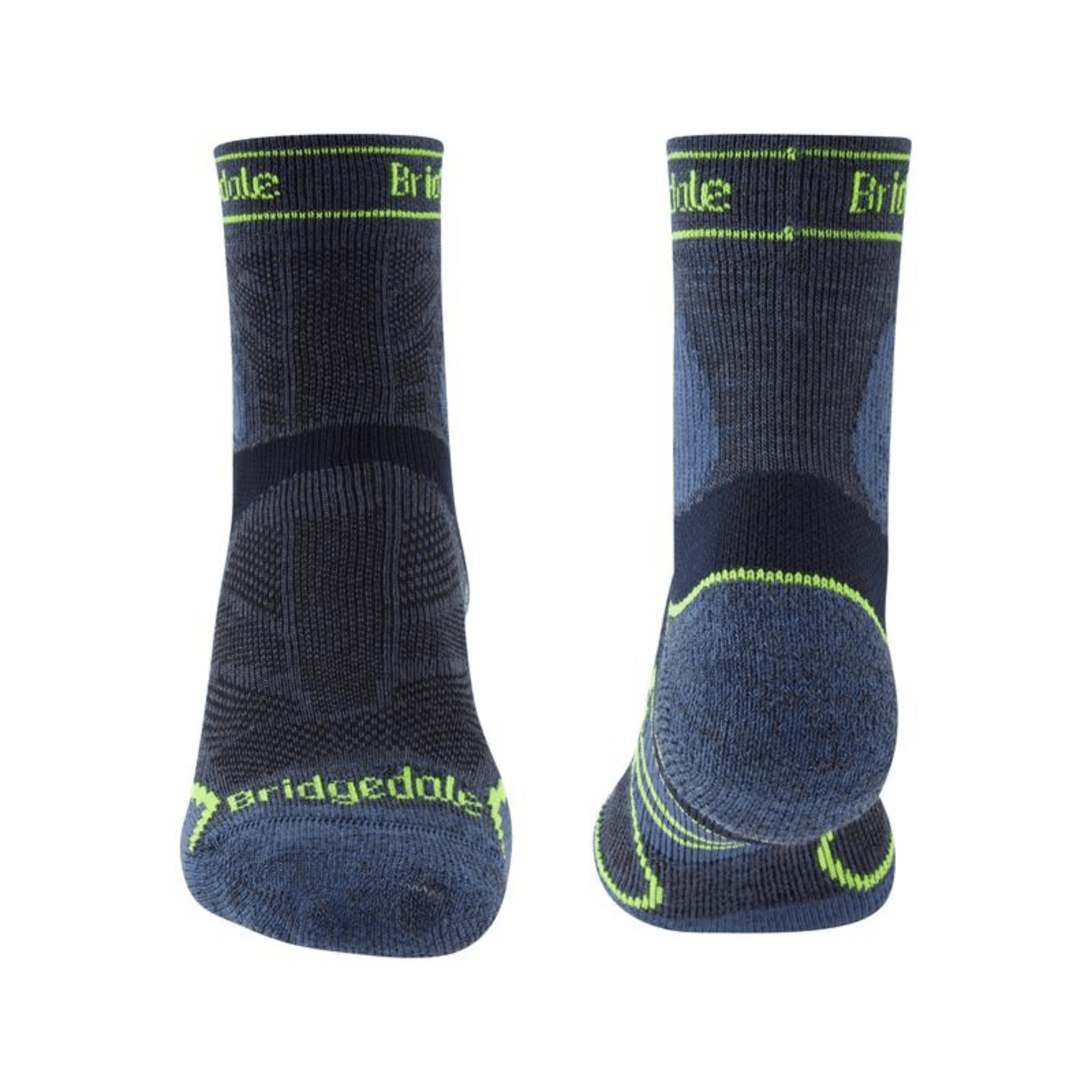 Bridgedale Socks Trail Run Light Weight Merino Blue - Kumpfy Shoes