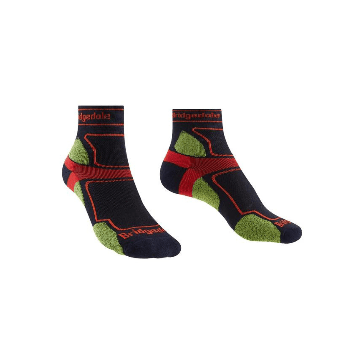 Bridgedale Socks Trail Run Ultra Light 3/4 Crew Coolmax Navy - Kumpfy Shoes