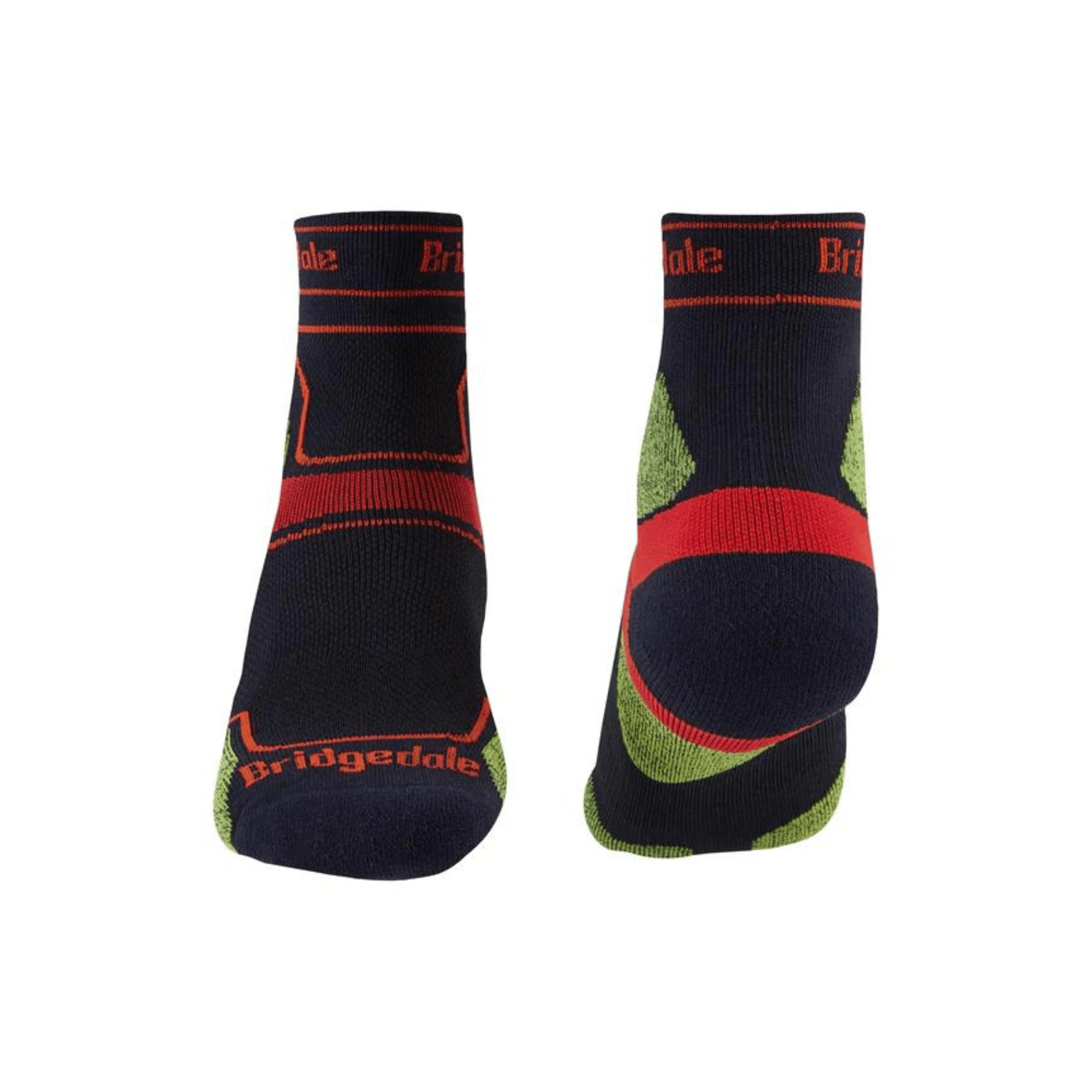 Bridgedale Socks Trail Run Ultra Light 3/4 Crew Coolmax Navy - Kumpfy Shoes