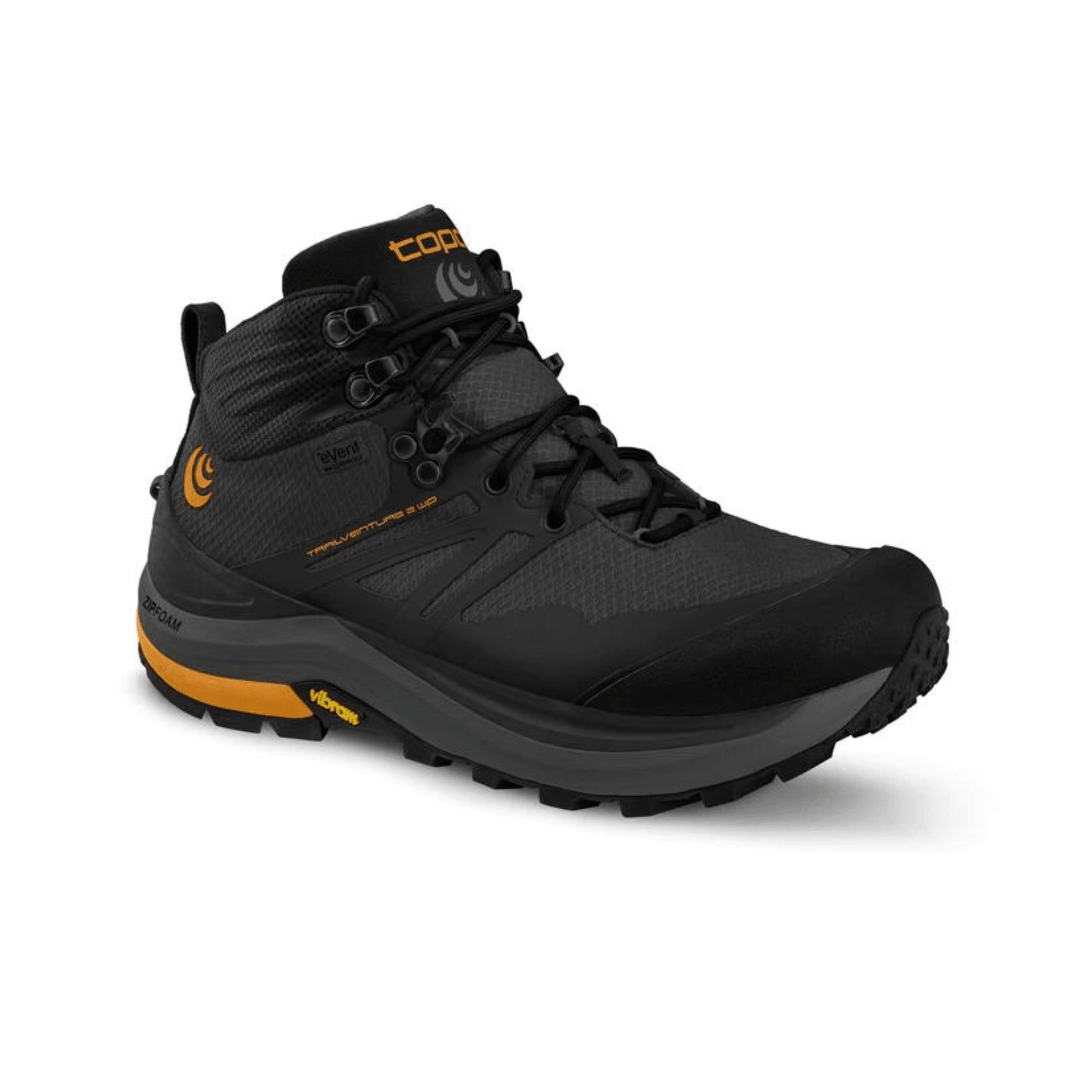 Topo Athletic Men's Trailventure 2 Waterproof Hiking Boot - Charcoal/Orange - Kumpfy Shoes