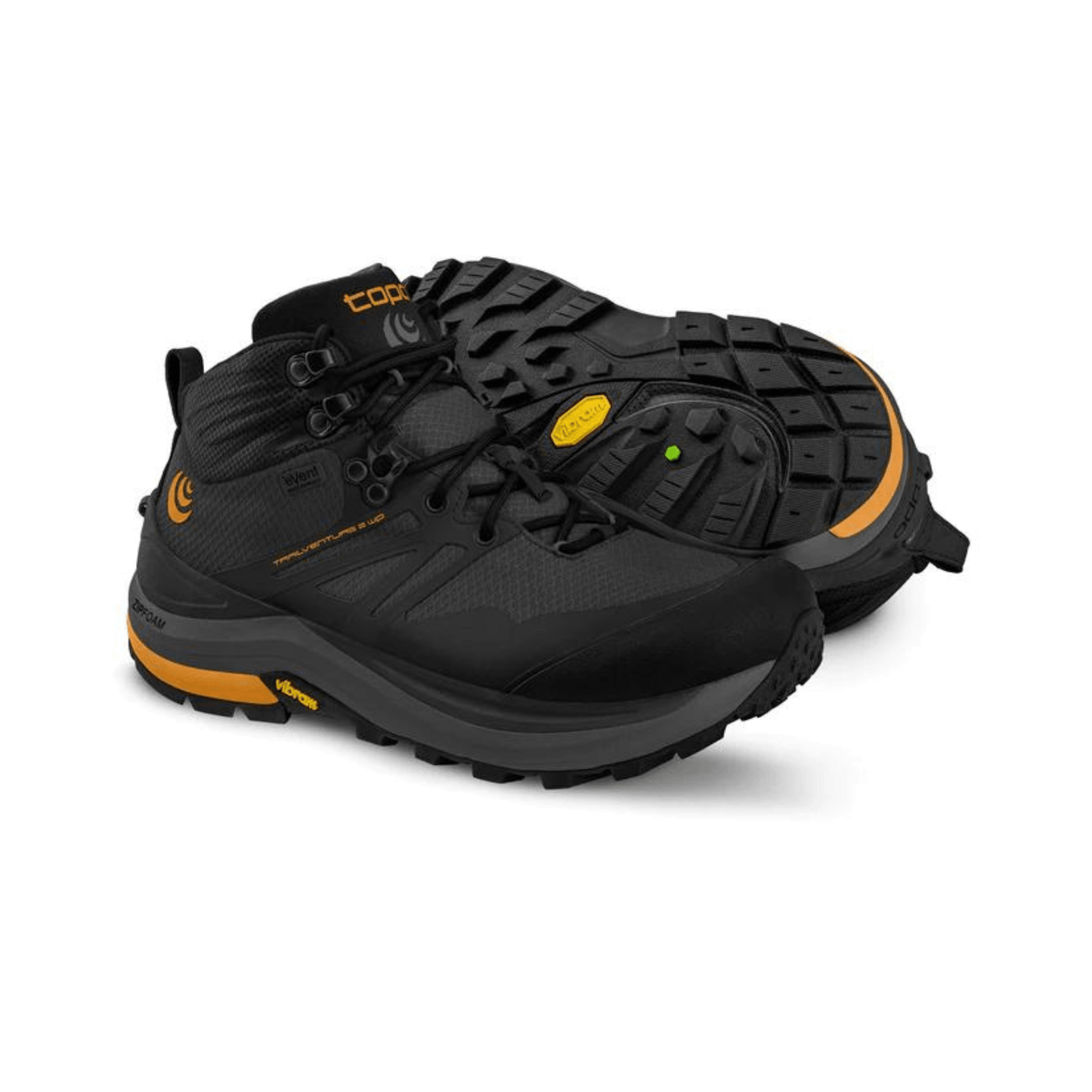 Topo Athletic Men's Trailventure 2 Waterproof Hiking Boot - Charcoal/Orange - Kumpfy Shoes