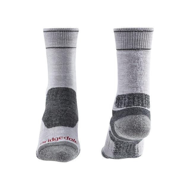 Bridgedale Socks Hike Mid Weight Performance WMS Silver Grey - Kumpfy Shoes