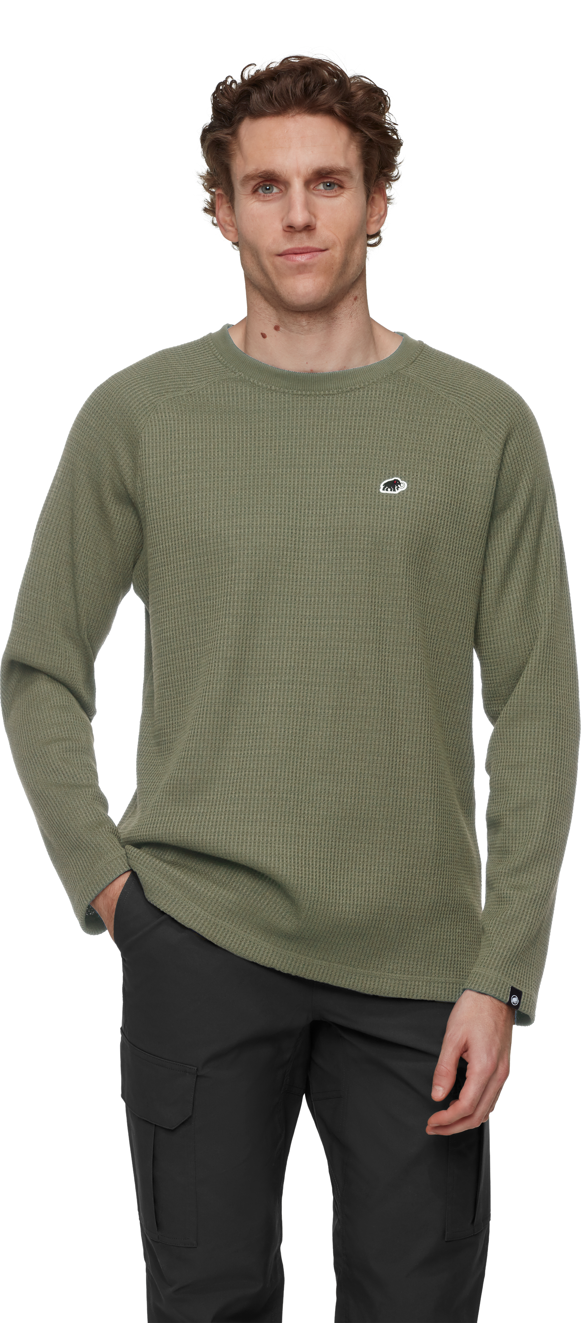 Mammut - Waffle Longsleeve Unisex - Dark Marsh