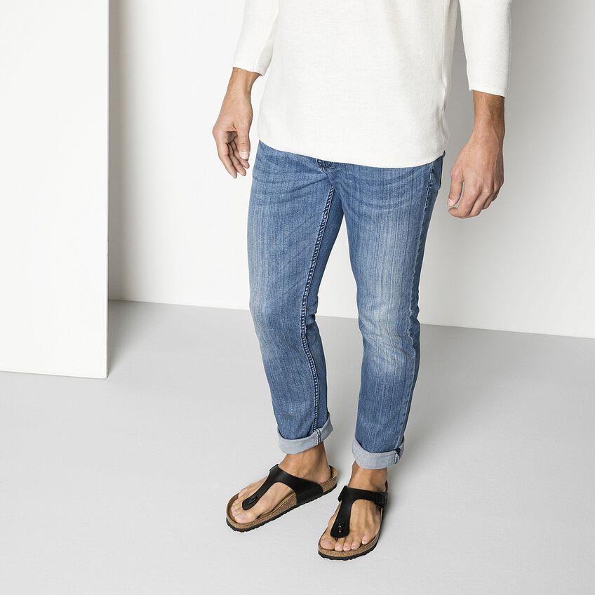 Birkenstock Gizeh Black Leather - Kumpfy Shoes