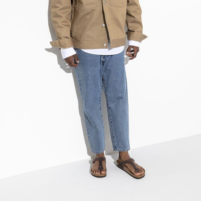 Birkenstock Gizeh Havana Oiled Leather Narrow - Kumpfy Shoes