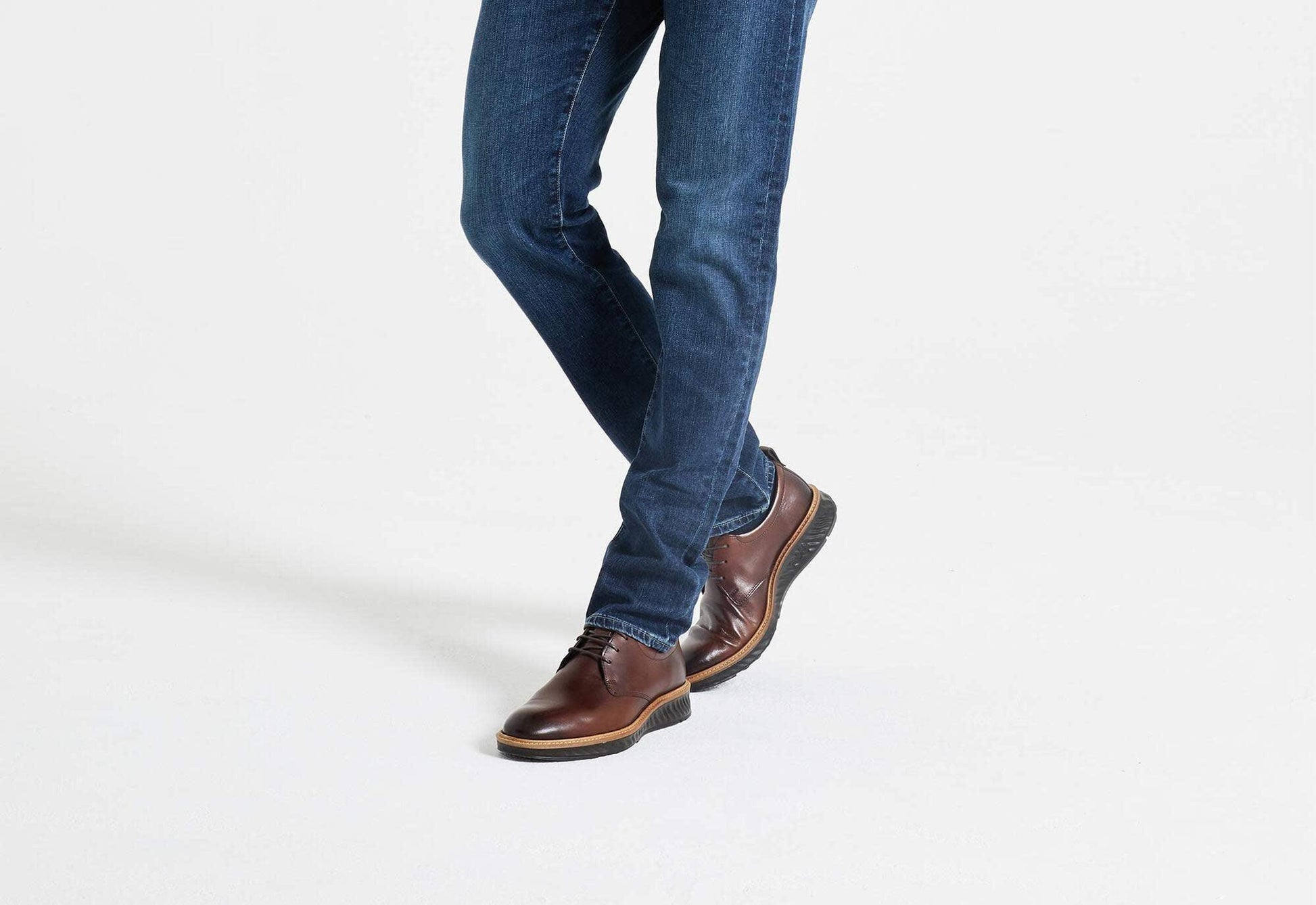 Ecco ST.1 Hybrid Derby Cognac - Kumpfy Shoes