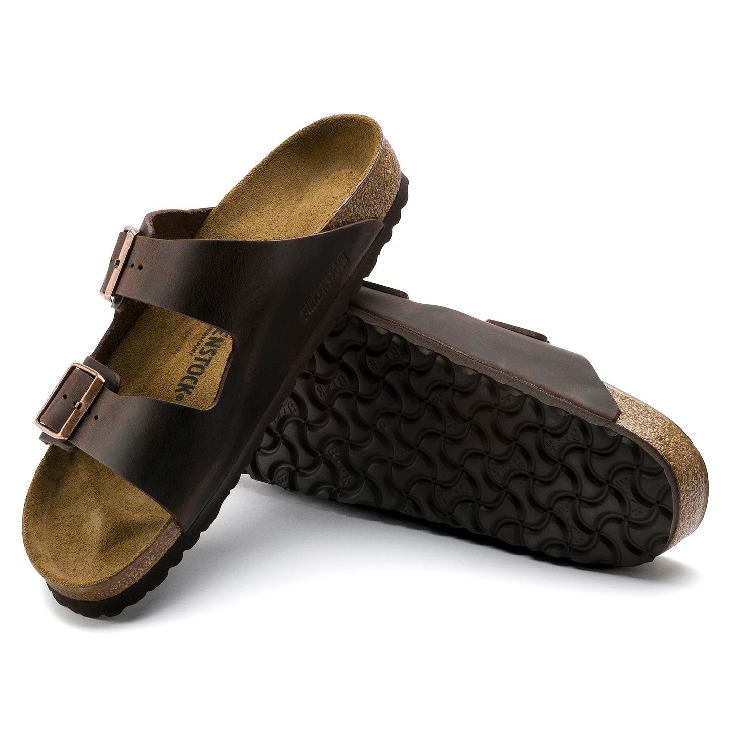 Birkenstock Arizona Havana Oiled Leather Narrow - Kumpfy Shoes