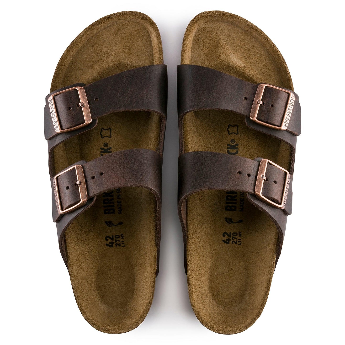 Birkenstock Arizona Havana Oiled Leather - Kumpfy Shoes