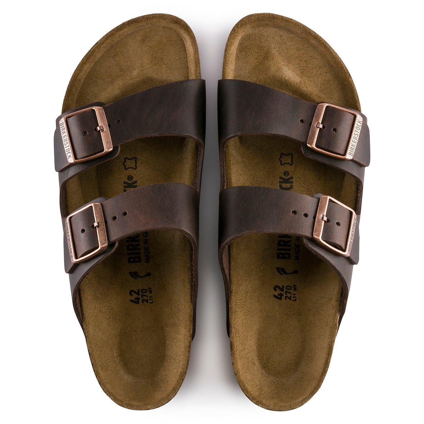 Birkenstock Arizona Havana Oiled Leather Narrow