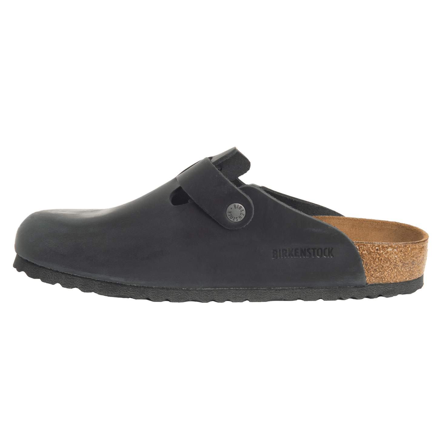 Birkenstock Boston Black Oiled Leather Narrow