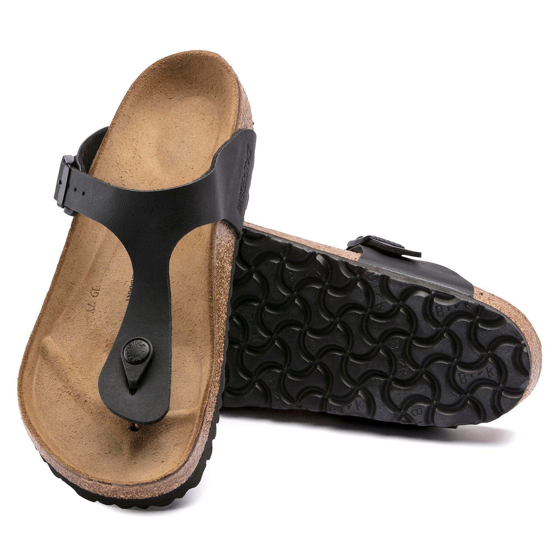 Birkenstock Gizeh Black BF Narrow - Kumpfy Shoes