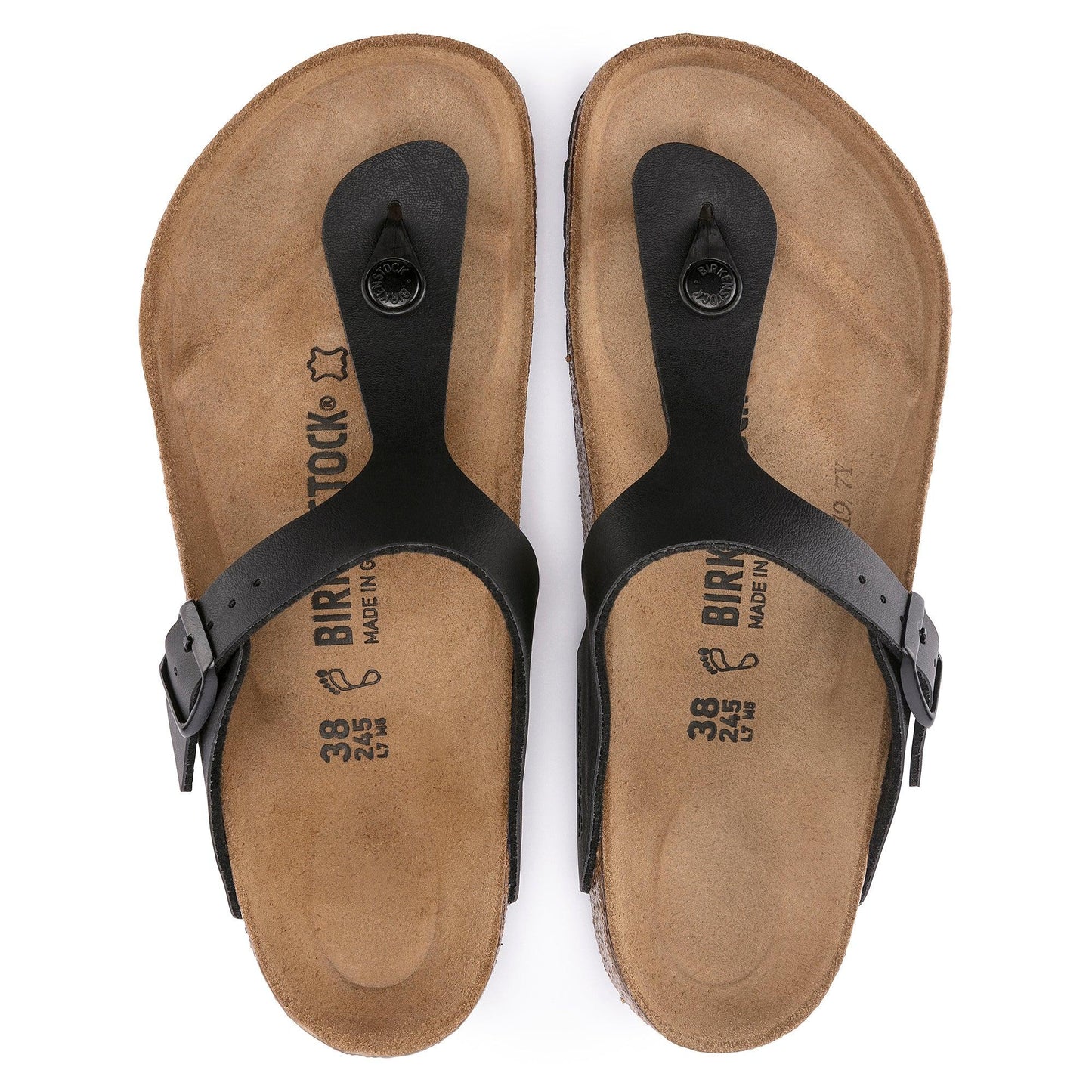 Birkenstock Gizeh Black BF Narrow