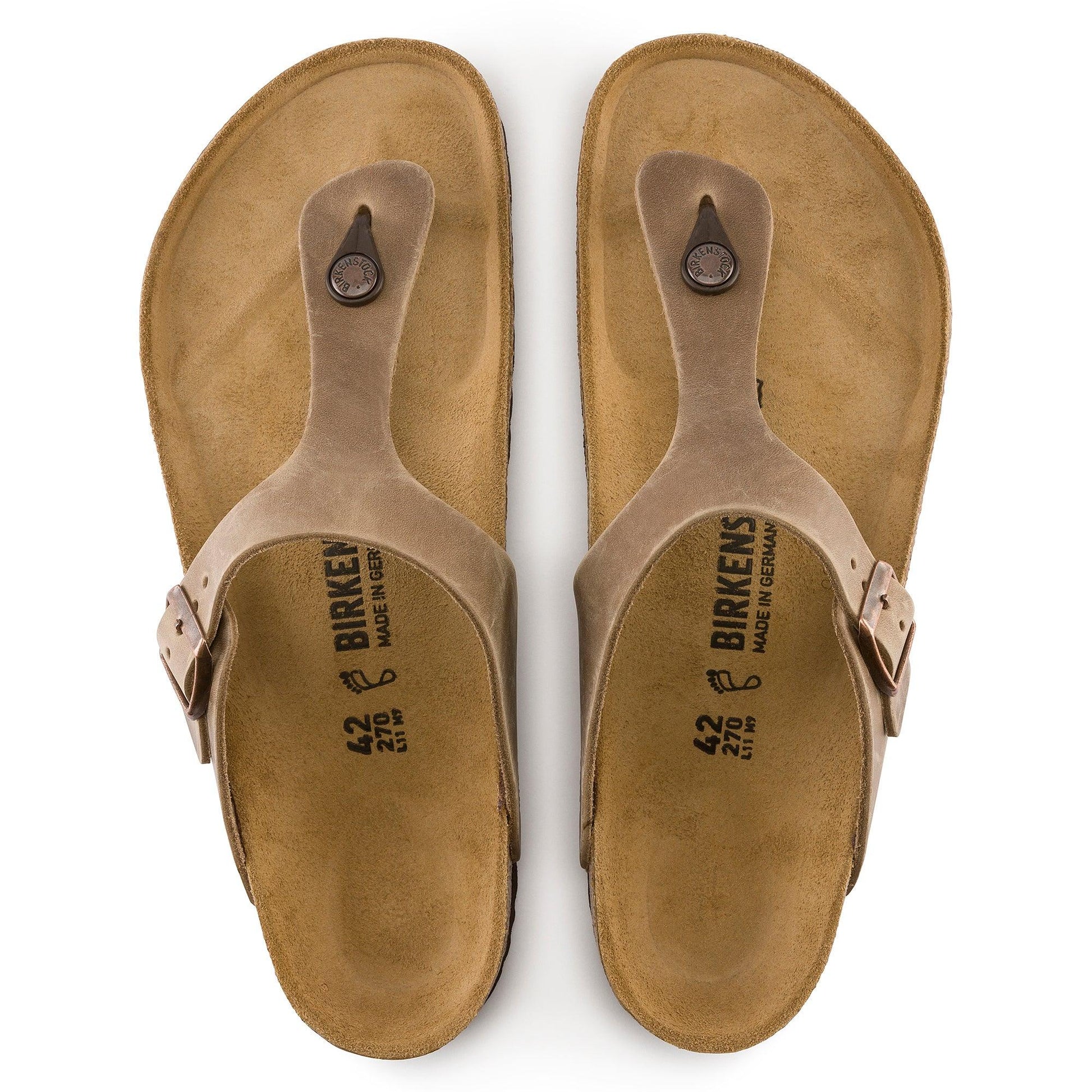 Birkenstock Gizeh Tobacco Leather - Kumpfy Shoes