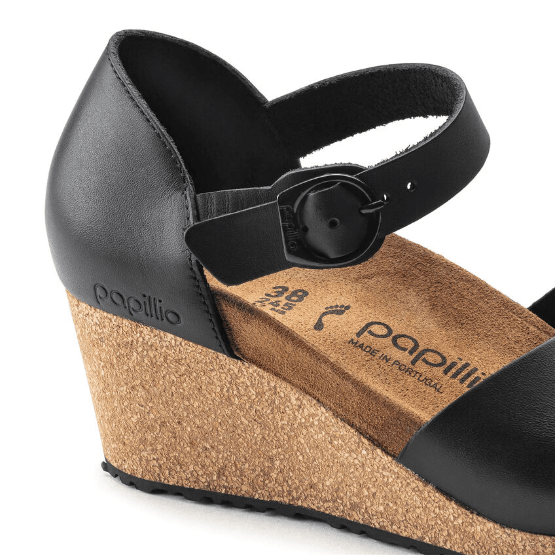 Birkenstock Mary Black Leather Narrow - Kumpfy Shoes