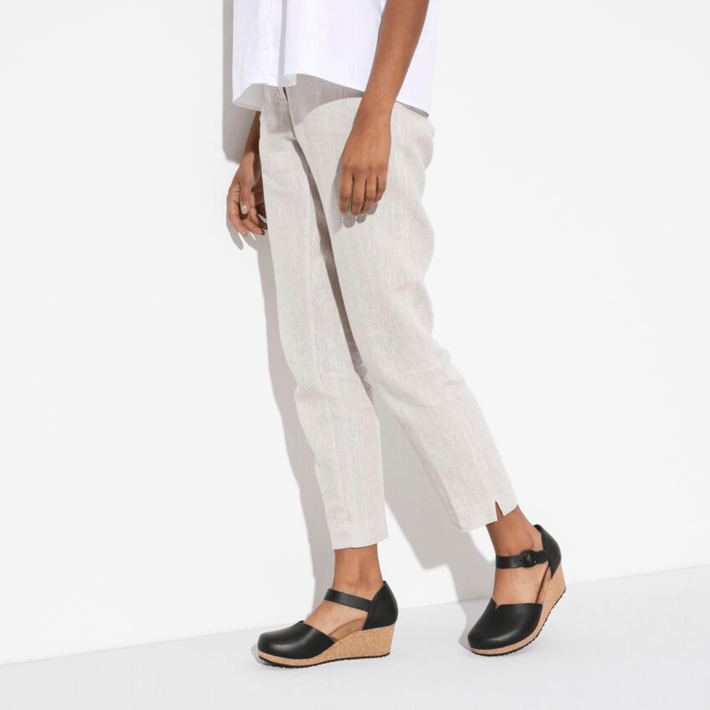 Birkenstock Mary Black Leather Narrow - Kumpfy Shoes