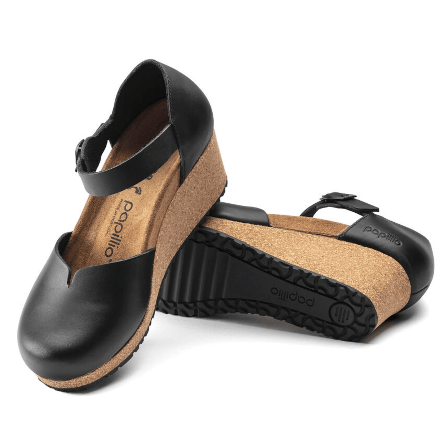 Birkenstock Mary Black Leather Narrow - Kumpfy Shoes