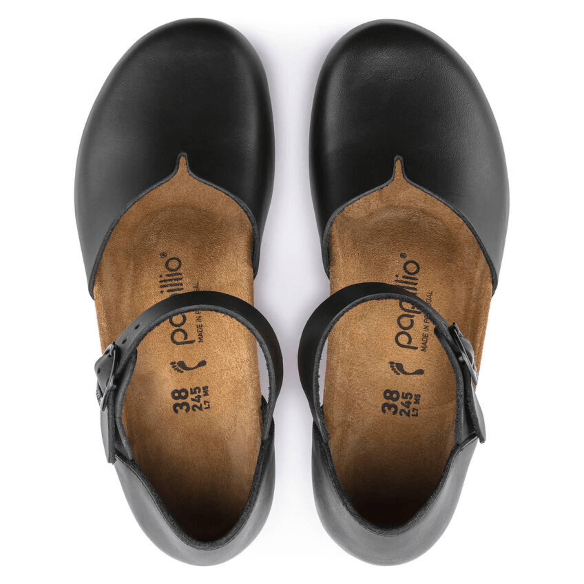 Birkenstock Mary Black Leather Narrow - Kumpfy Shoes