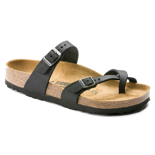 Birkenstock Mayari Black Leather - Kumpfy Shoes