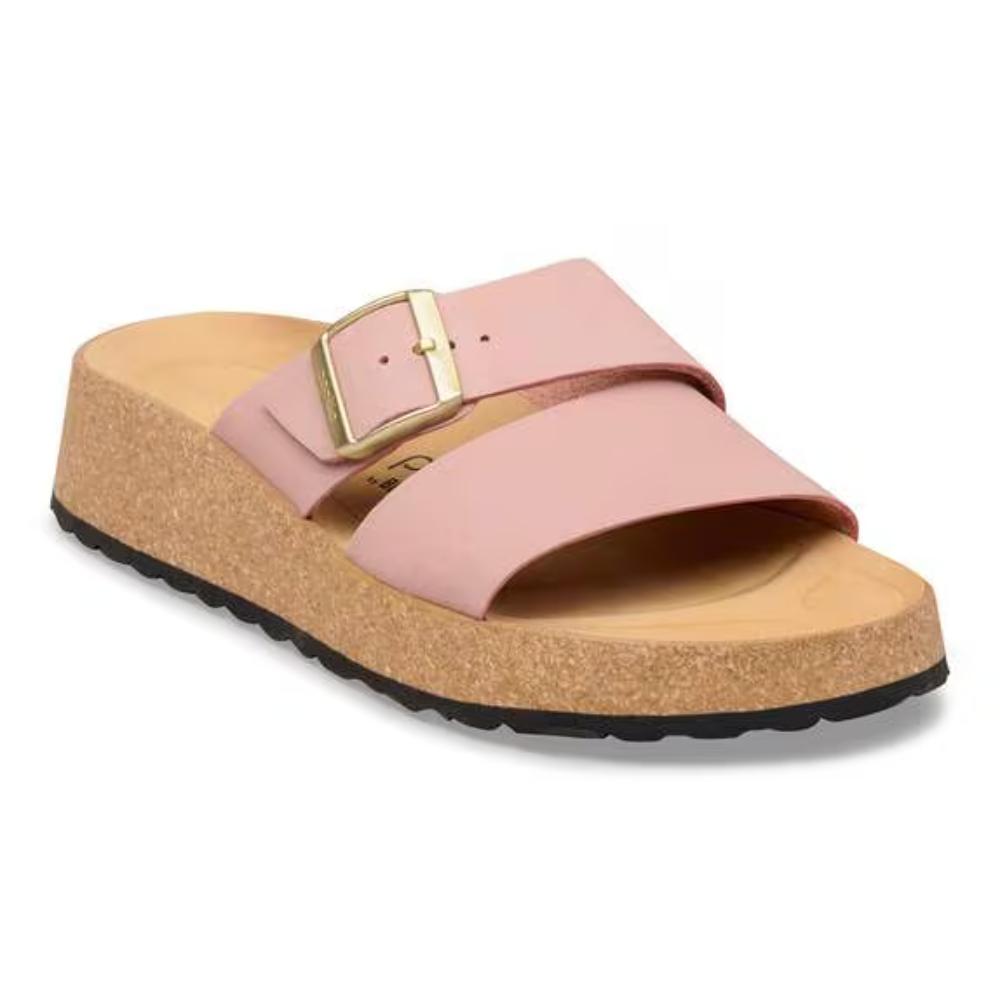 Birkenstock Almina Nubuck Narrow Sandals - Pink Clay