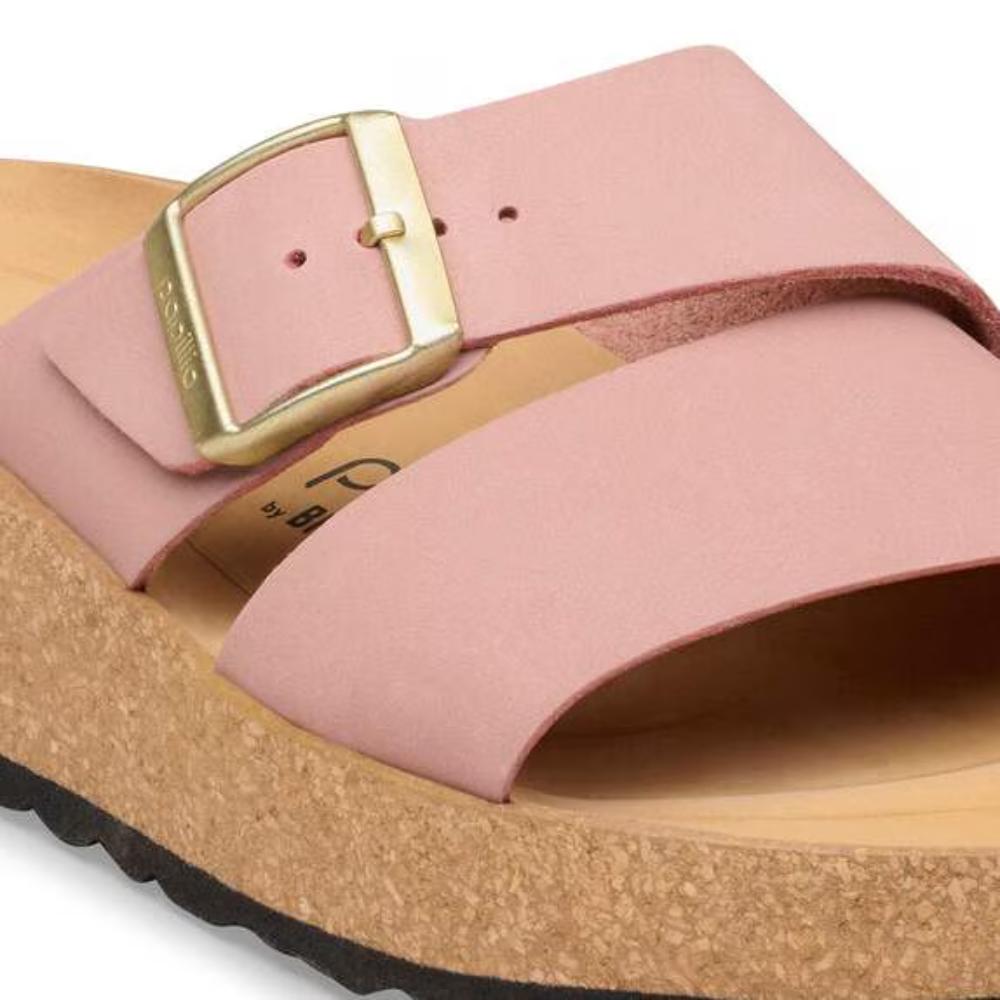Birkenstock Almina Nubuck Narrow Sandals - Pink Clay