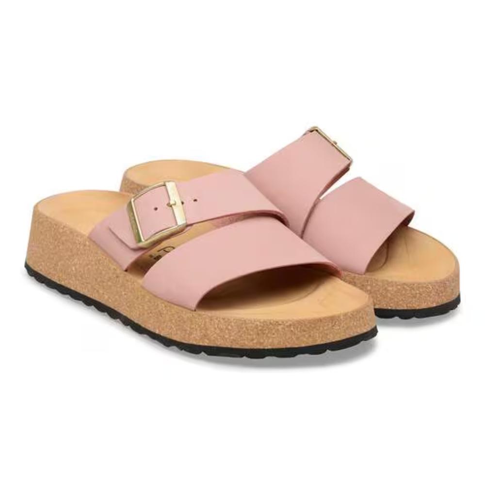 Birkenstock Almina Nubuck Narrow Sandals - Pink Clay