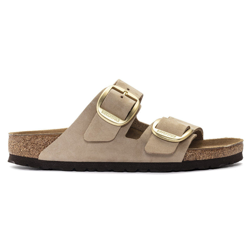 BirkenstockArizonaBigBuckleSandcastleNubuckRegularSandalsideview