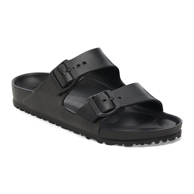 BirkenstockArizonaBlackEVARegularSandalfrontsideview