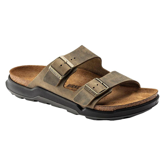 Birkenstock Arizona Crosstown Faded Khaki Olive Oiled Leather