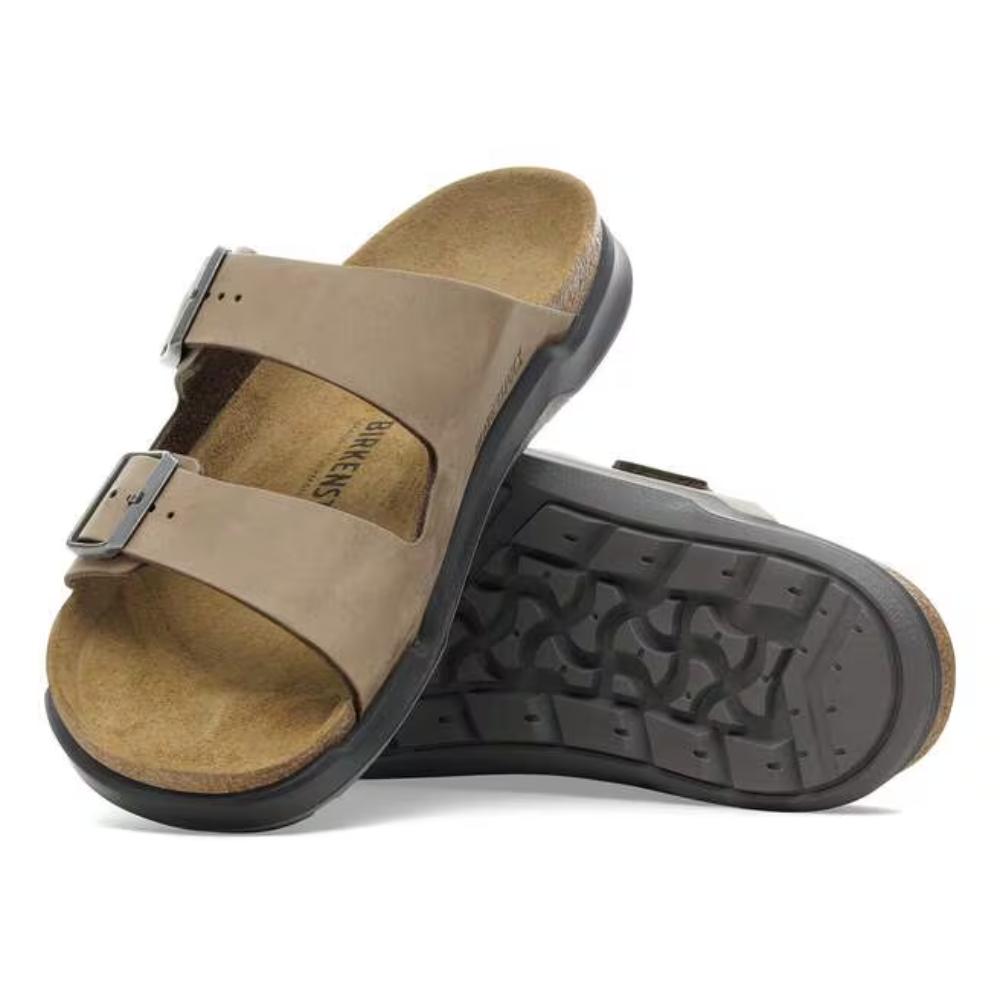 Birkenstock Arizona Crosstown Oiled Leather Regular Sandals - Tobacco