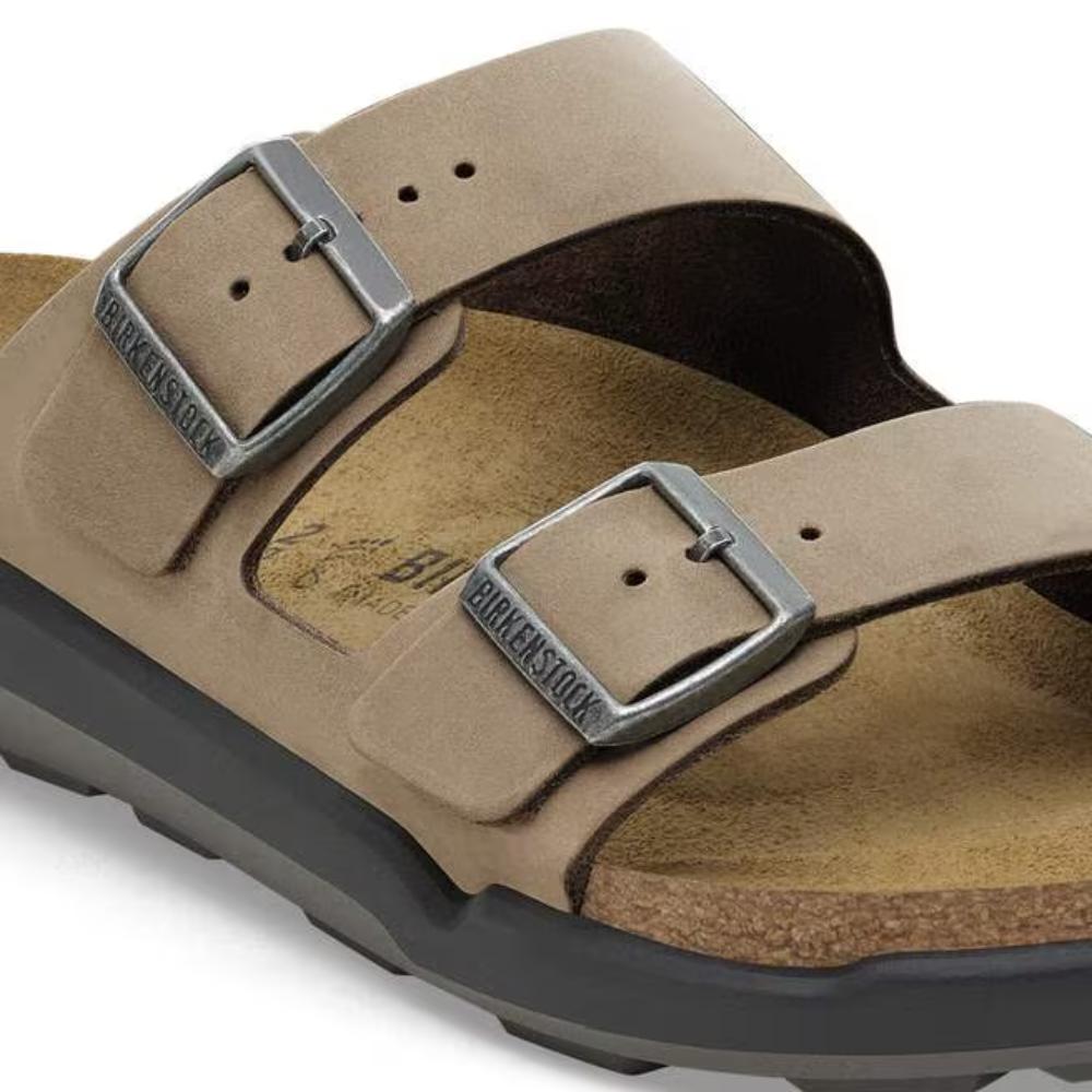Birkenstock Arizona Crosstown Oiled Leather Regular Sandals - Tobacco
