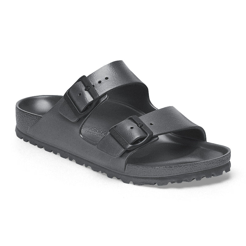 BirkenstockArizonaMetallicAnthraciteEVANarrowSandalfrontsideview