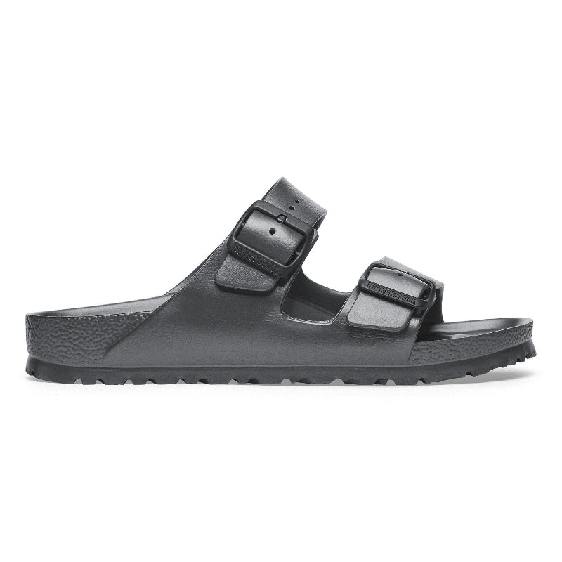 BirkenstockArizonaMetallicAnthraciteEVANarrowSandalsideview