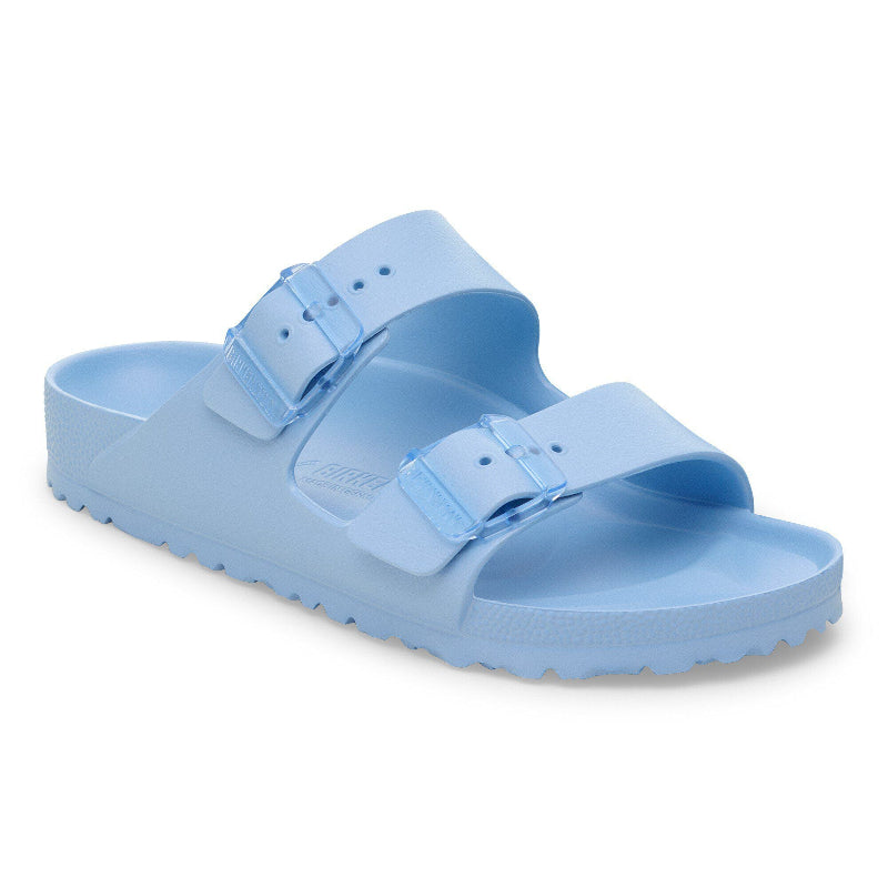BirkenstockArizonaStealthDustyBlueEVANarrowSandalfrontsideview