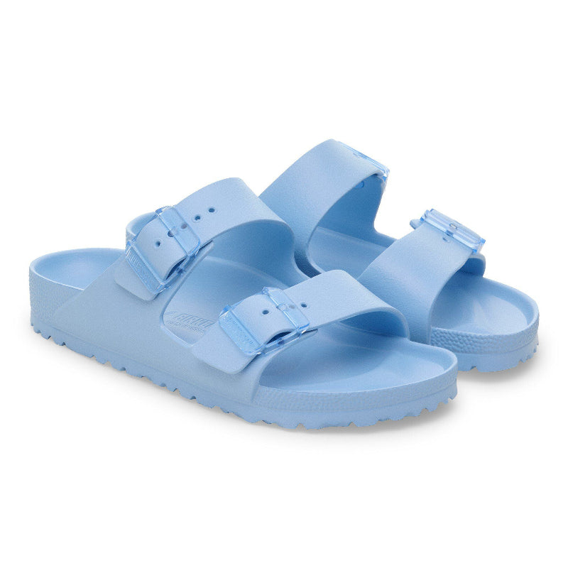 BirkenstockArizonaStealthDustyBlueEVANarrowSandalpairfrontsideview