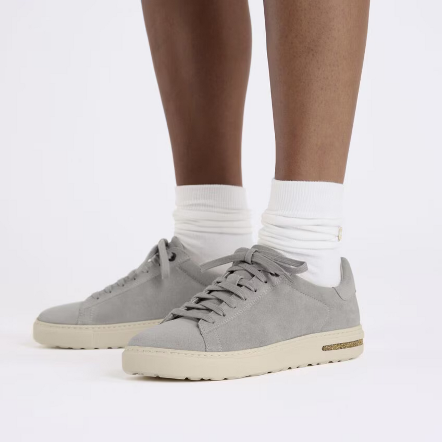 Birkenstock Bend Suede Narrow Sneakers - Stone Coin