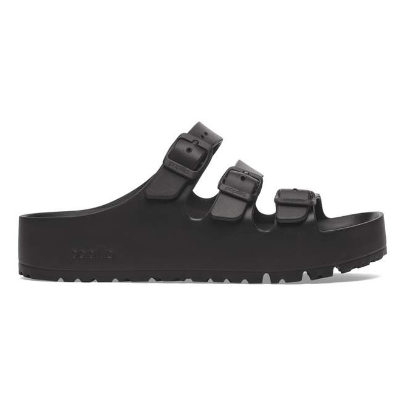 BirkenstockFloridaIIIPlatformBlackEVANarrowSideView