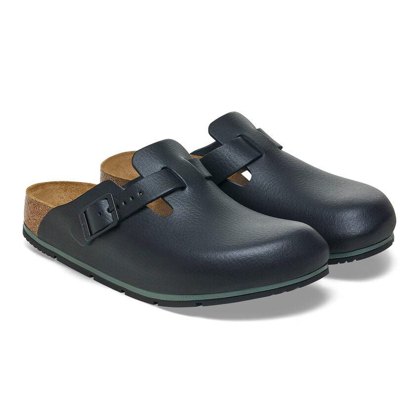 Birkenstock Boston Pro Black Leather - Kumpfy Shoes