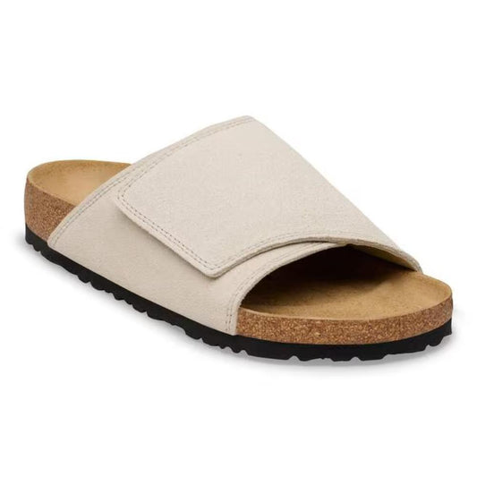Birkenstock Solana Suede Regular Sandals - Oyster
