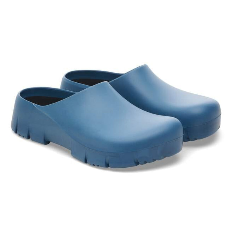 BirkenstockSuperBirki2.0InkBluePolyurethaneRegularPairFrontSideView