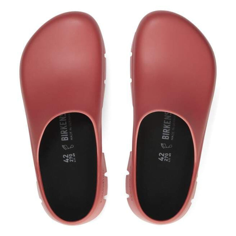BirkenstockSuperBirkiRedPolyurethaneRegularFrontTopView