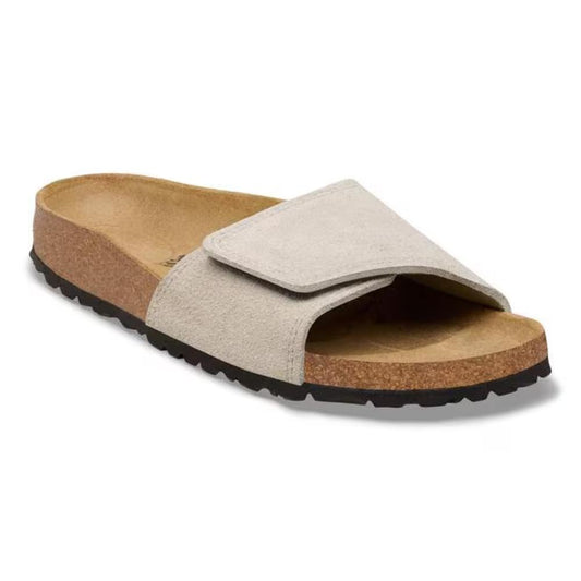 Birkenstock Sylt 2.0 Suede Narrow Sandals - Oyster
