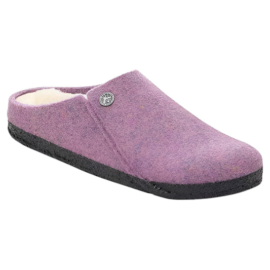 Birkenstock Zermatt Shearling Felt Mauve Narrow Clog