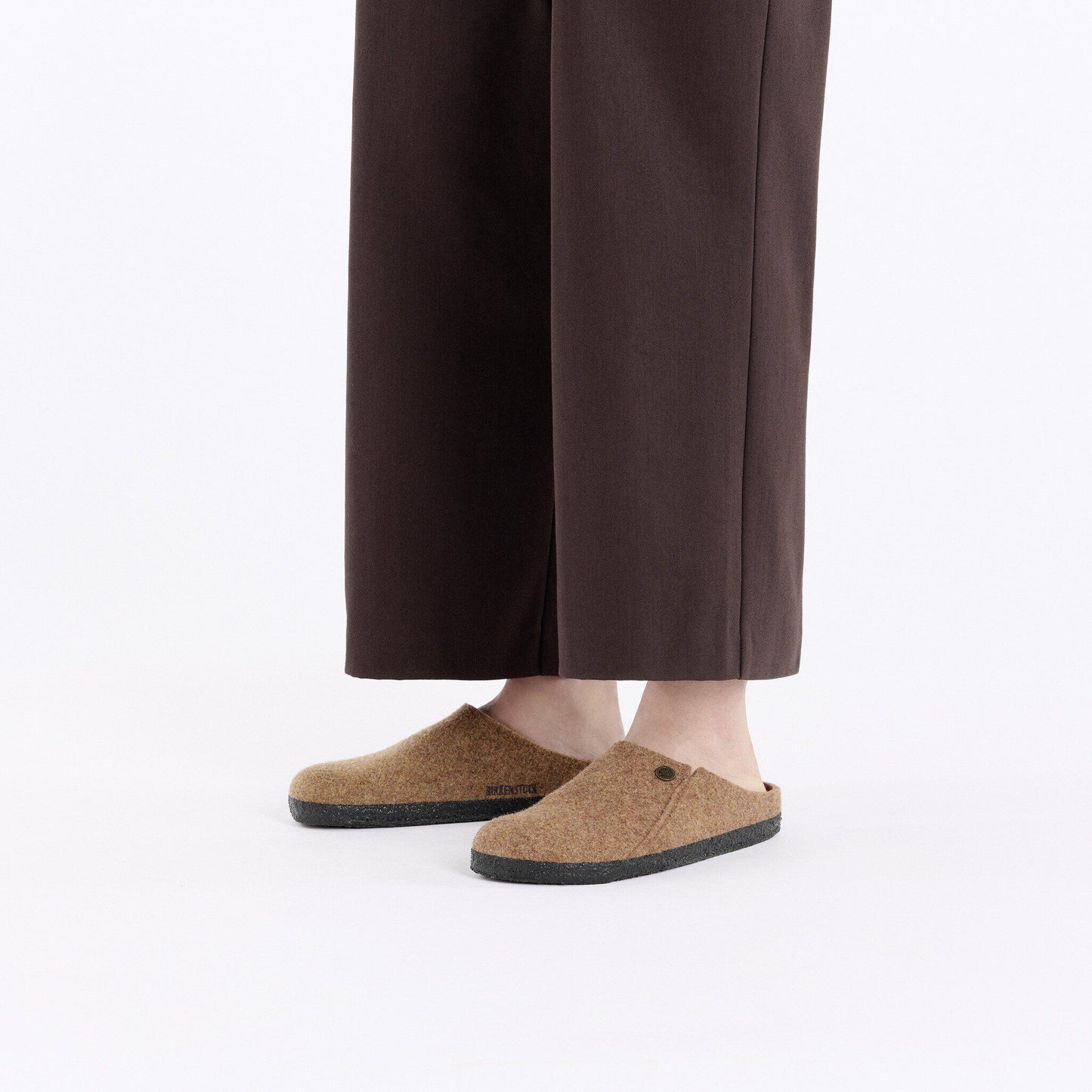 Birkenstock Zermatt Standard Felt Toffee Regular Clog