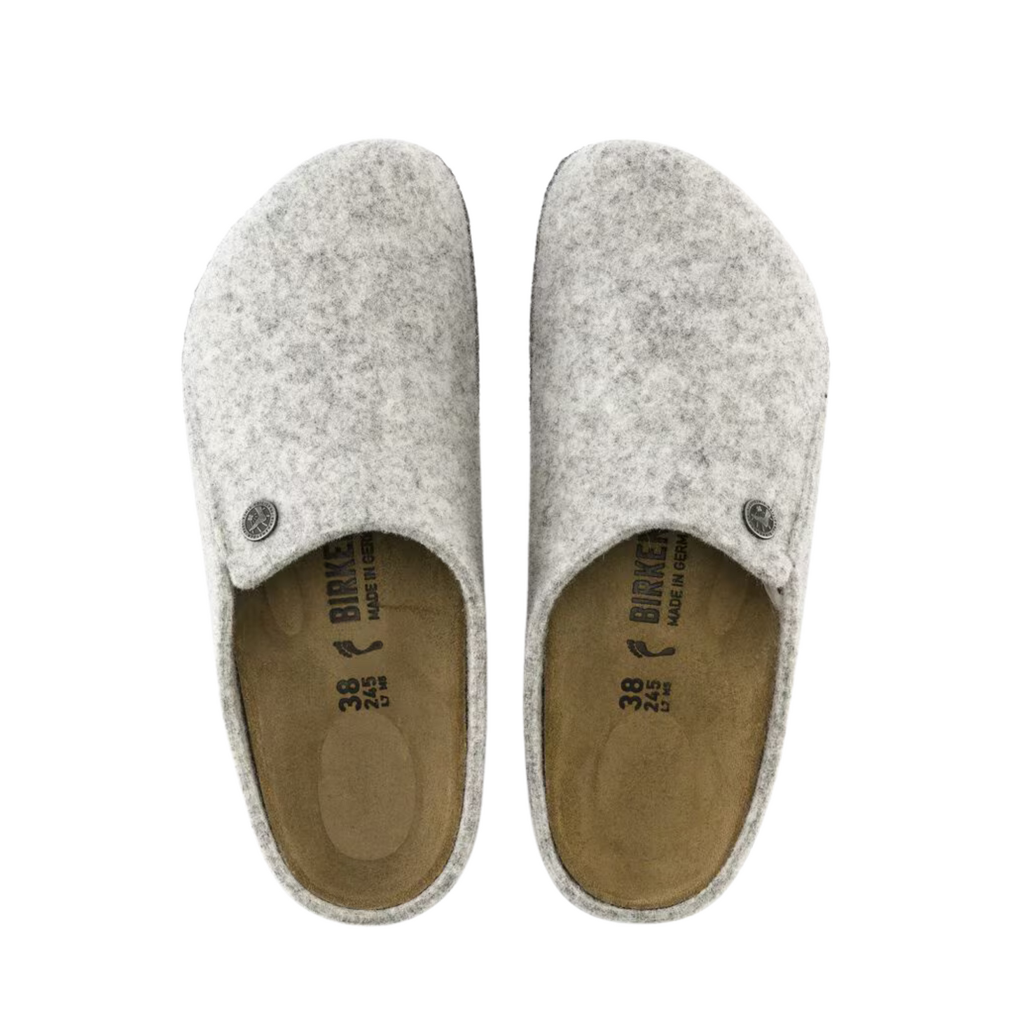 Birkenstock Zermatt Light Grey Wool
