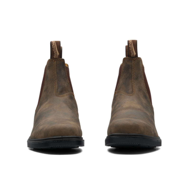 BlundstoneChiselToeRusticBrownBootspairfrontview
