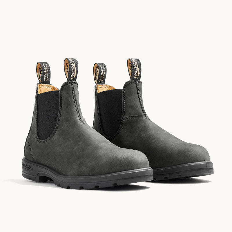BlundstoneClassicsRusticBlackPairSideView