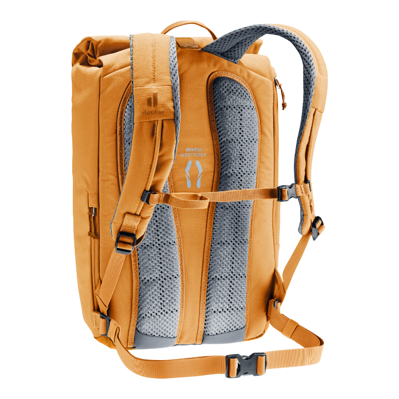 DeuterStepout22CaramelClayBackpackBackHarnessView