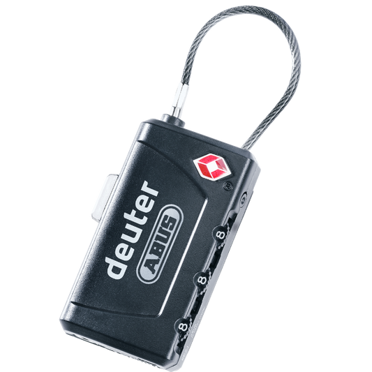 DeuterTSACableLockBlackFrontView